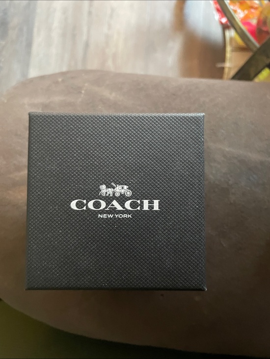 Coach Other - COACH Black womans  Accessory Box with White Logo